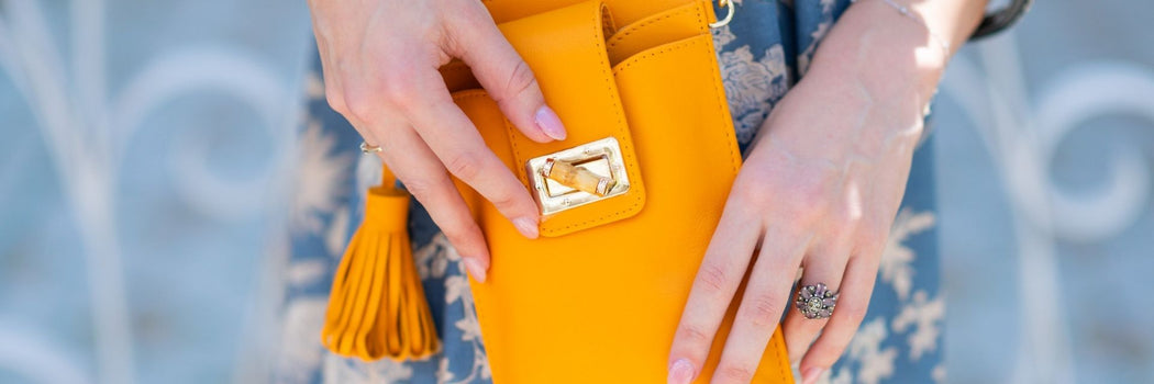 Elyse & i Orange Phone bag