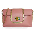 Finn Scallop Bamboo - Rose pink/gold