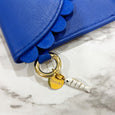Bella Scallop Purse - Indigo Blue