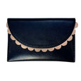 Bella Scallop Purse - Monochrome