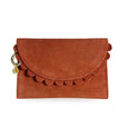 Bella Scallop Purse - Terracotta Suede
