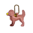 Labradoodle Dog Bag Charms - gold, navy, rose