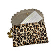 Bella Scallop Purse - Leopard Hair on calf