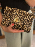 Finn Scallop Bamboo - Leopard Hair on Calf