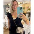 Otis Quilted Shell Shoulder Bag - Mono Snakeprint