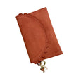 Bella Scallop Purse - Terracotta Suede