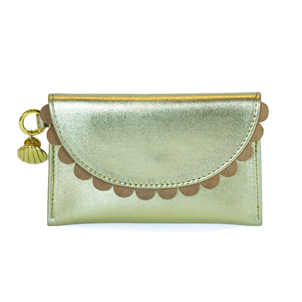 Bella Scallop Purse - Gold