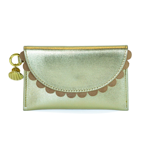 Bella Scallop Purse - Gold