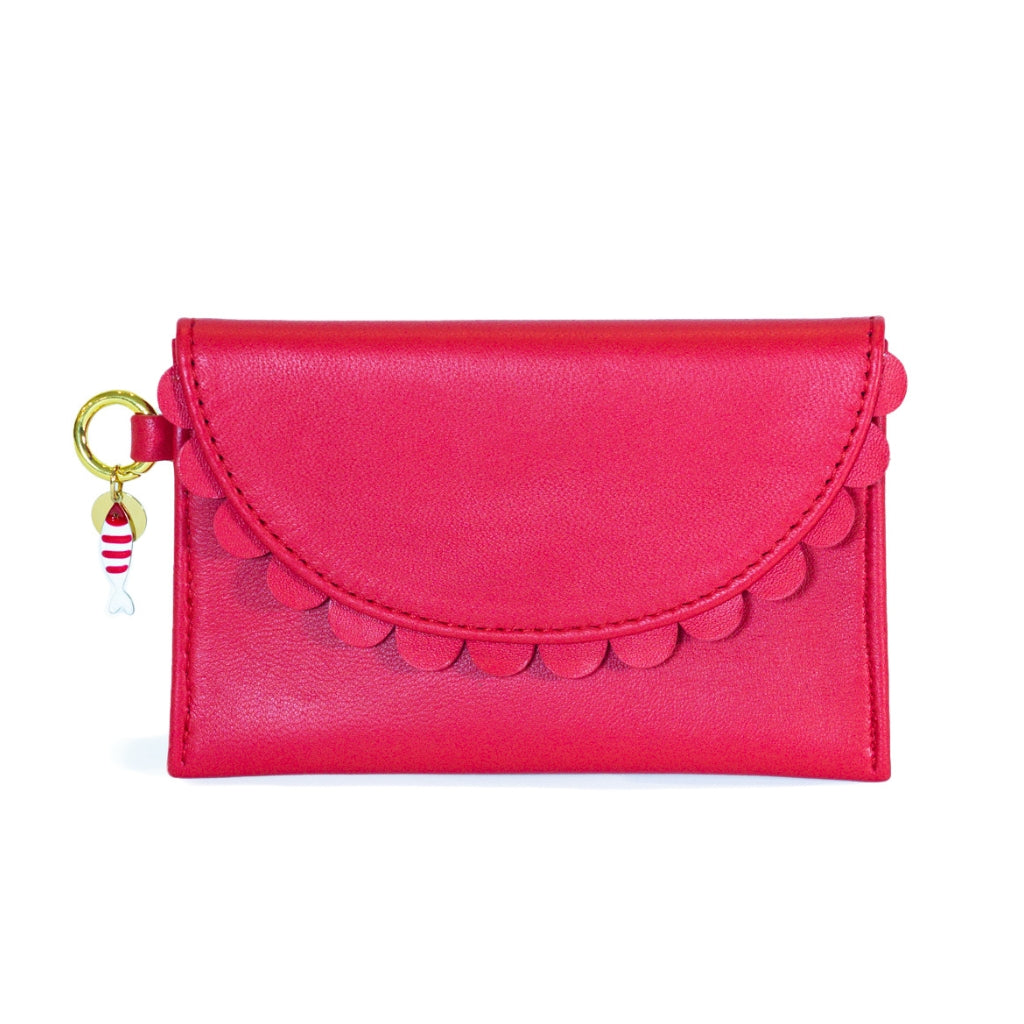 Bella Scallop Purse - Watermelon