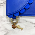 Bella Scallop Purse - Indigo Blue