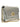 Silver handbag called Otis Shell by Elyse & i with a gold chain and clasp on a white background