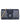 Blue snakeskin patterned Elyse & i Nell Knot calf leather handbag with gold chain strap on a white background