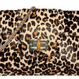 Finn Scallop Bamboo - Leopard Hair on Calf