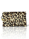 Bella Scallop Purse - Leopard Hair on calf