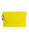 Bella Scallop Purse - Canary Yellow