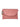 Pink Bella Purse wallet by Elyse & i with scalloped edge and gold chain on a white background