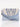 Bunty Wrist Wallet - Baby Blue Ikat