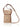 Small crossbody bag with animal print pattern on a white background