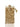 A small brown and cream spotted glasses case with a flap closure, shown on a white background with a faint reflection below. A small gold-toned charm hangs from the side.