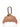 Pumpkin-shaped keychain with a carabiner on a white background