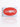 A light blue leather tissue holder with a red scalloped oval patch featuring the word 'CHOPE!' with a heart replacing the O, set against a white background with a soft reflection.