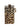 Leopard print phone case with decorative charm on a white background