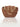 Toffee brown crossbody bag with gold trims and detachable strap. Flap of the bag has panel work.