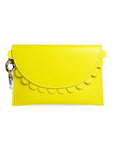 Bella Scallop Purse - Canary Yellow