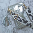 Agnes Phone Pouch - Silver Mirror
