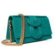 Nell Knot - Aqua Green Emboss