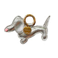 Dog Bag Charms - orange, gold, blue, silver