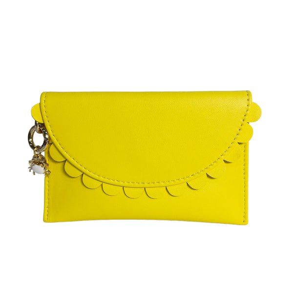 Bella Scallop Purse - Canary Yellow