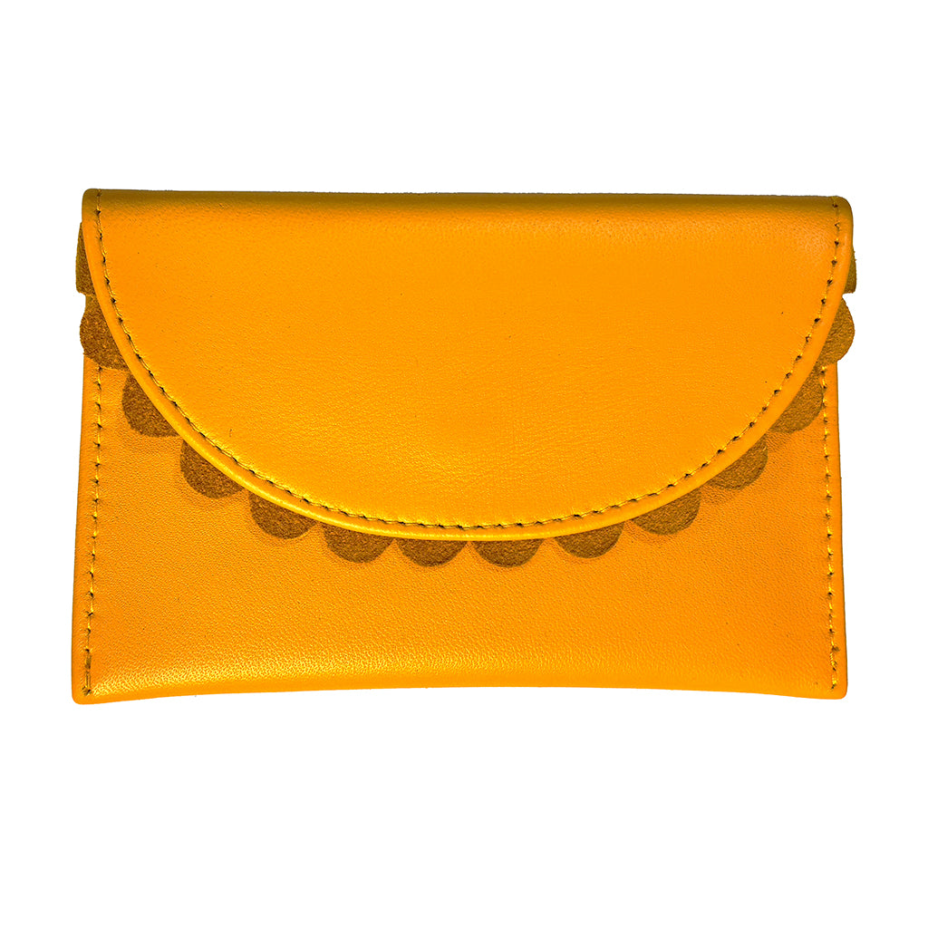 Bella Scallop Purse - Orange