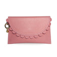 Bella Scallop Purse - Rose