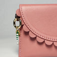 Bella Scallop Purse - Rose