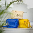 Amara Knot Satchel - Sunshine Yellow