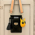 Cat Bag Charms - orange, gold, black