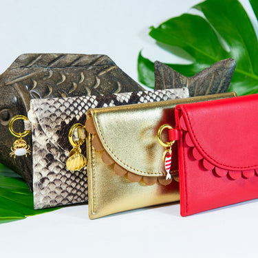 Bella Scallop Purse - Watermelon