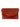 Bella Scallop by Elyse & i  purse in terracotta brown suede with scalloped edge on a white background