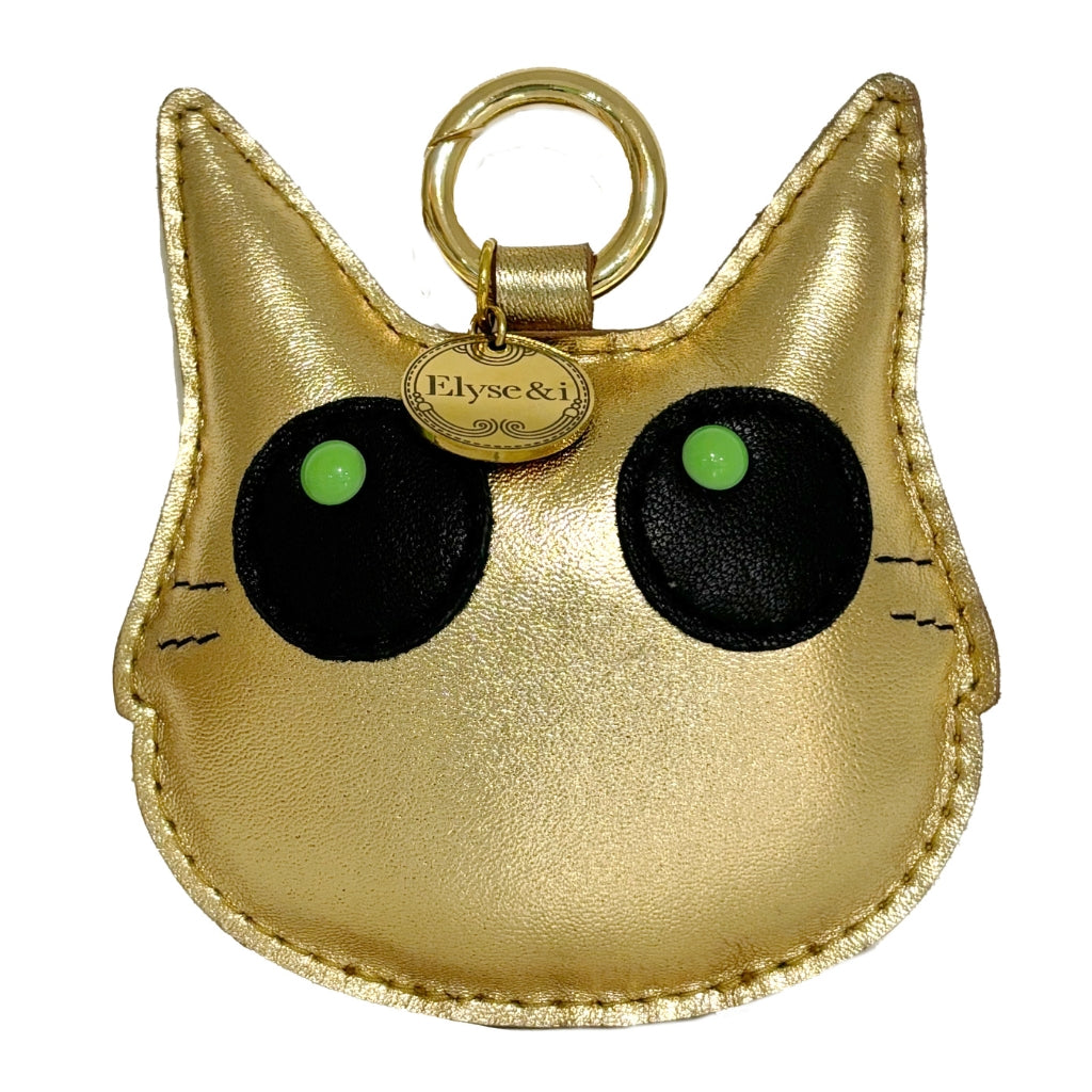 Cat Bag Charms - orange, gold, black