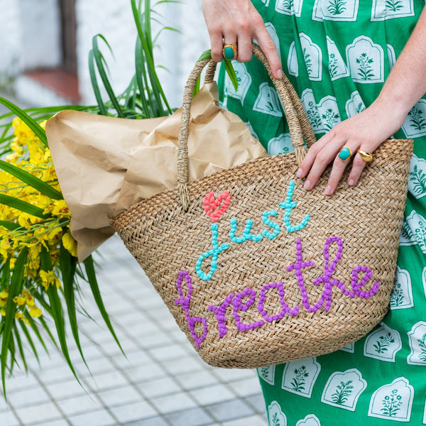 Gold & Greenery Personalized Tote Bag