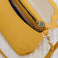 Amara Knot Satchel - Sunshine Yellow