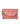 Pink Bella Purse wallet by Elyse & i  with scalloped edge and gold chain on a white background