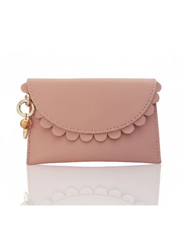 Bella Scallop Purse - Blush