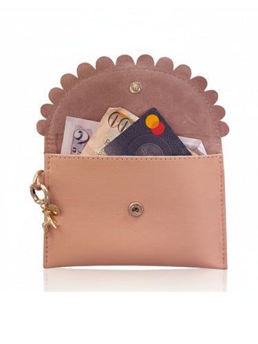 Bella Scallop Purse - Blush
