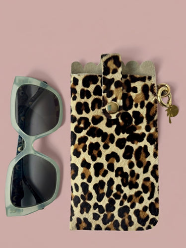 Louis Glasses Case - Leopard