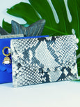 Bella Scallop Purse - Mono Snakeprint