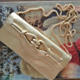 Noa Knot Chain Wallet - Gold