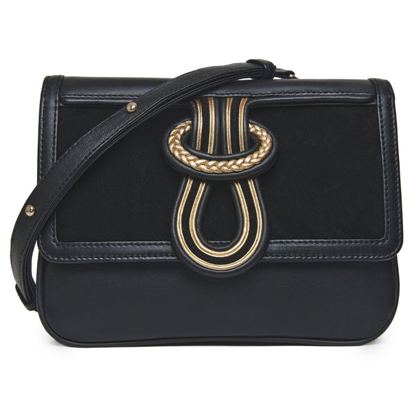 Wilbur Knot - Black with Gold trim