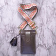 Agnes Phone Pouch - Pewter Metallic